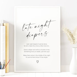 Jeu de message sur les couches-culottes, signe de jeu minimaliste de fin de soirée, jeu de couches de fin de soirée imprimable, imprimable jeu de baby shower, instantané, 10 FA