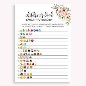 Livre pour enfants, jeu d'emojis pour baby shower, jeu d'emojis pour baby shower, jeux d'emojis pour baby shower, livres minimalistes pour enfants, 30 FM