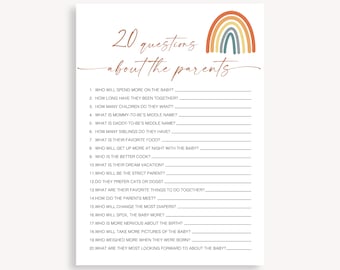 Juego de 20 preguntas para baby shower sobre los padres, juego de 20 preguntas para baby shower, juego de preguntas para baby shower, ¿qué tan bien conoces a los padres?, 70 preguntas para baby shower
