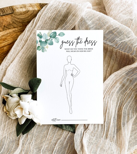 dress the bride bridal shower game Who Knows the Bride Best?