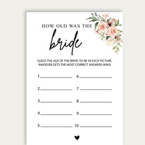 Bride to Be Bridal Shower Card, Pink and Gold Wedding Shower Bride Card,  Last Minute Card for Bride, Printable 