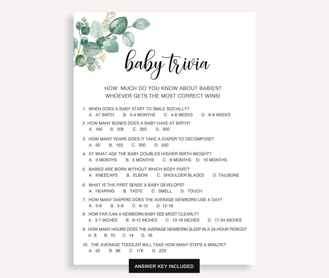 Boho Gender Neutral Game Baby Shower, Printable Baby Shower Games ...