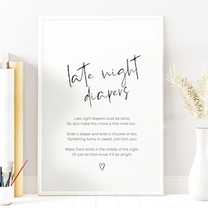 Jeu de couches imprimable, imprimable pour baby shower, jeu de messages sur les couches signe pensées, signe de jeu de fin de soirée minimaliste, instantané, 10 FG