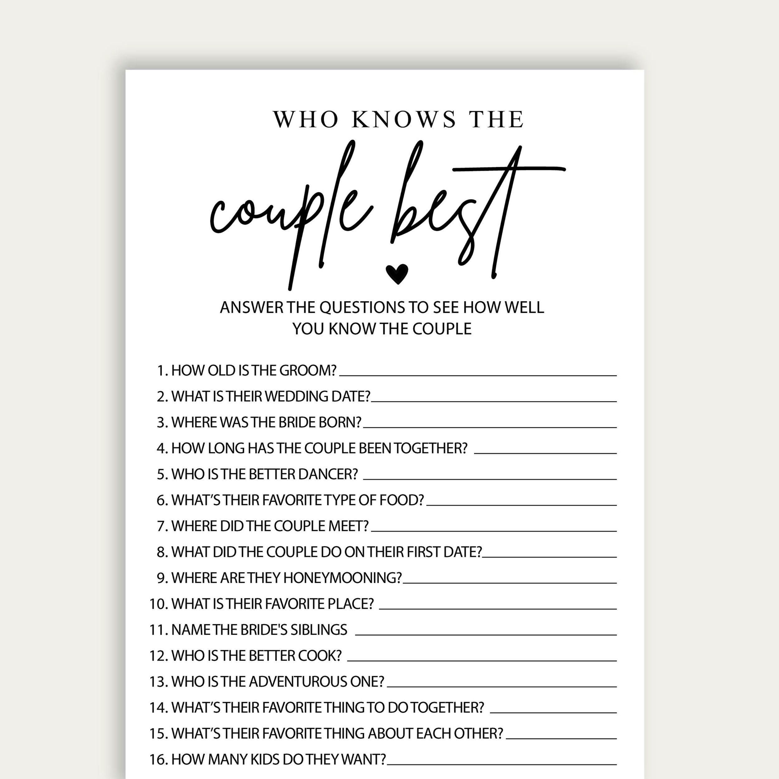 How Well Do You Know The Couple Bridal Shower Game How Knows Etsy how-well-do-you-know-the-couple-bridal-shower-game-how-knows-etsy