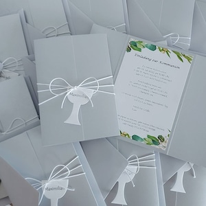 Einladungskarte zur Kommunion Konfirmation, Hochzeit, Taufe