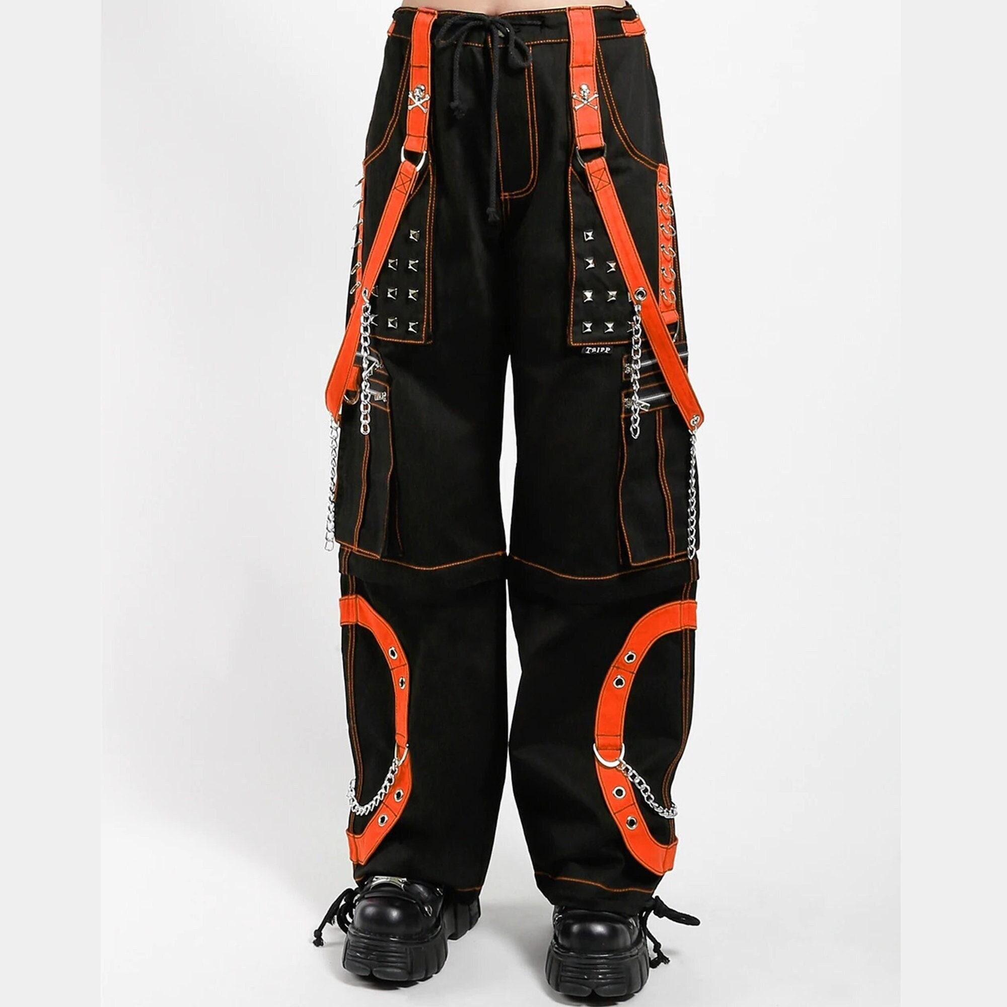 Mens Orange Dress Pants