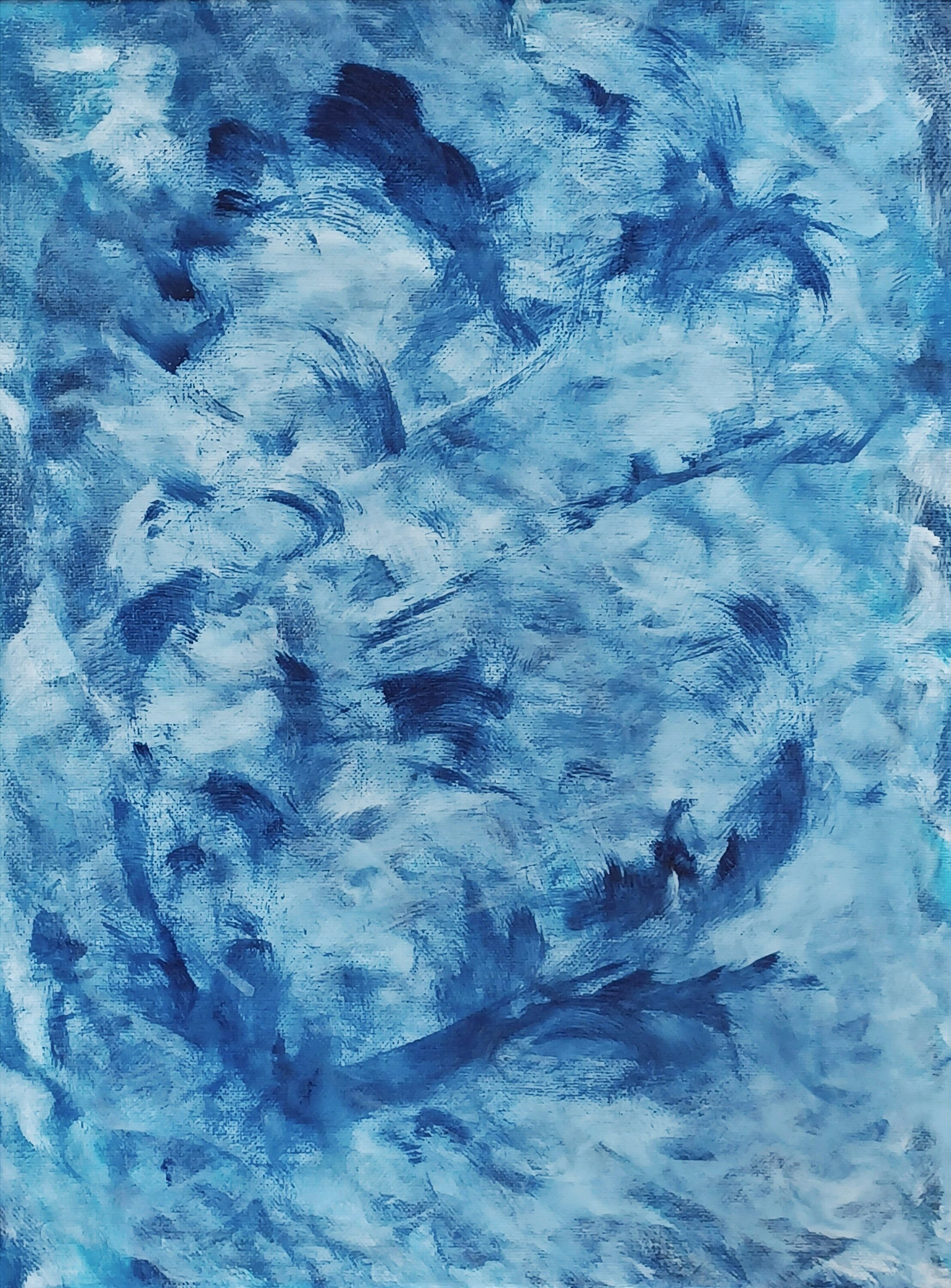 抽象画 I アクリル絵画 I 現代アート I キャンバスにアクリル I 30x40