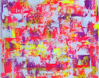 抽象画 I アクリル画 I 現代アート I キャンバスにアクリル I 30x40 I