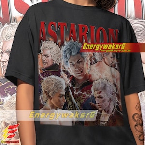 Camiseta vintage de Astarion Baldurs Gate 3 Girl Dinner, edición limitada, camiseta de Astarion Baldurs, camiseta vintage de Astarion