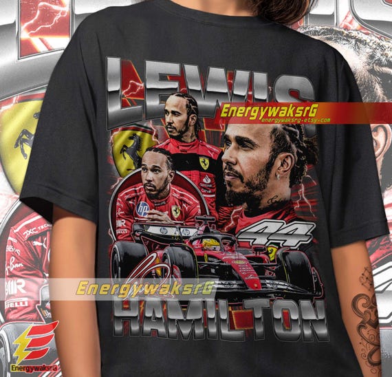 Limited Lewis Hamilton Shirt, Classic 90s Graphic Tee, Retro Lewis