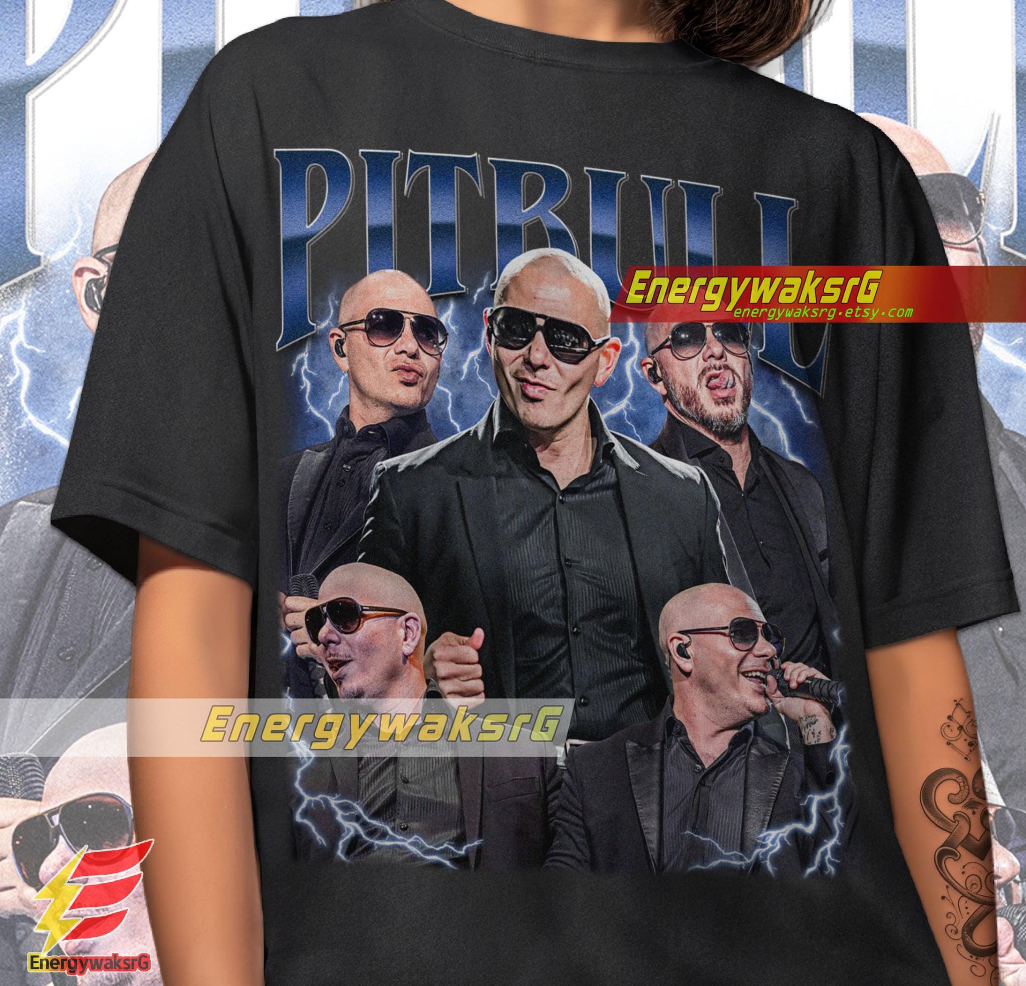 ピットブルさん専用　Tシャツ 4枚セット Pitbull shirt rapper - Etsy 日本