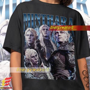 Limited Minthara Baldurs Gate 3 Vintage T-Shirt, Minthara Baldurs BG3 Shirt, Gift For Women and Man Unisex T-Shirt