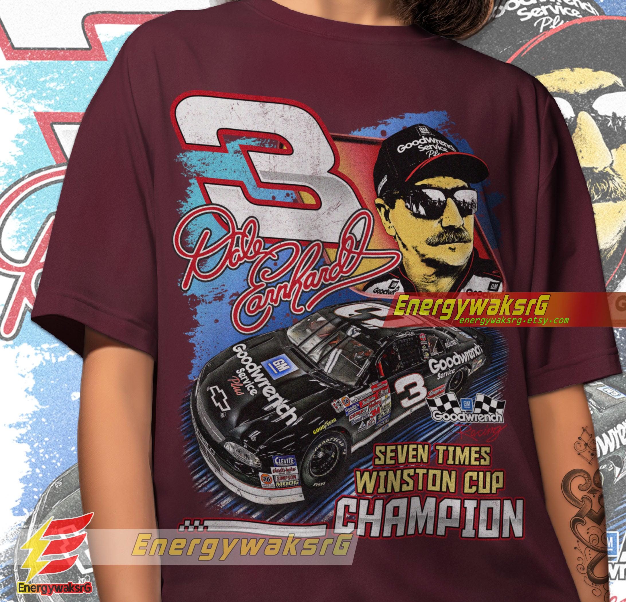 Vintage 90S Dale Earnhardt Nascar Racing Shirt, Dale Earnhardt 