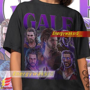Gale Baldurs Gate 3 Vintage T-Shirt, Gale Baldurs Shirt, Gale Baldurs Retro, Gale Shirt