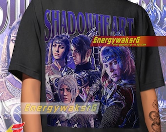 Maglietta vintage limitata Shadowheart Baldurs Gate 3, maglietta Shadowheart, regalo per donna e uomo, maglietta unisex