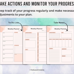 Weekly Planner Printable Pdf, Daily Checklist Pdf, Daily Routine ...