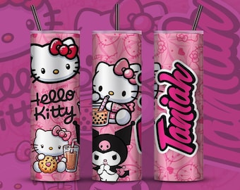 HK Kitty Personalized 20oz Tumbler