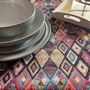 Luxury Tapestry Woven Peru Table Runner