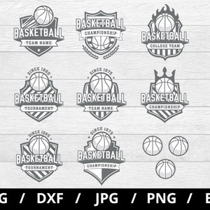 Basketball championship logo set and design Vector Image