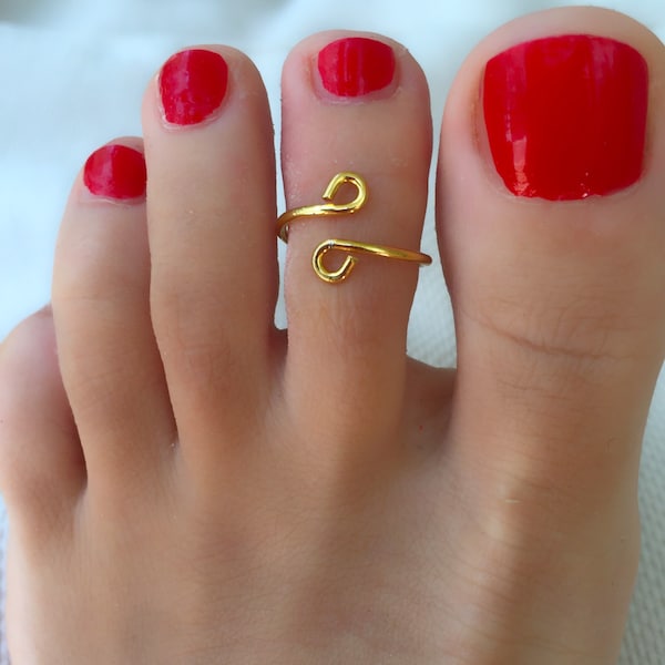 Wire Toe Ring Etsy