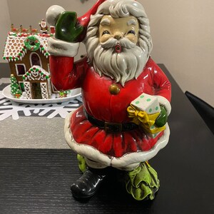 Vintage Large Josef Originals Santa Claus Ceramic Santa