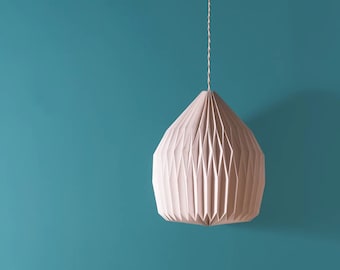 Handmade Origami Light Shade | Pendant Lampshade for Bedroom, Living Room, Nursey