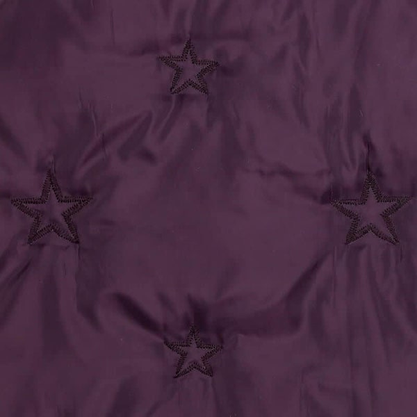 Star Pre Quilted Padded Coating Berry -   Quilted Coating - Sold by the Metre From Higgs and Higgs