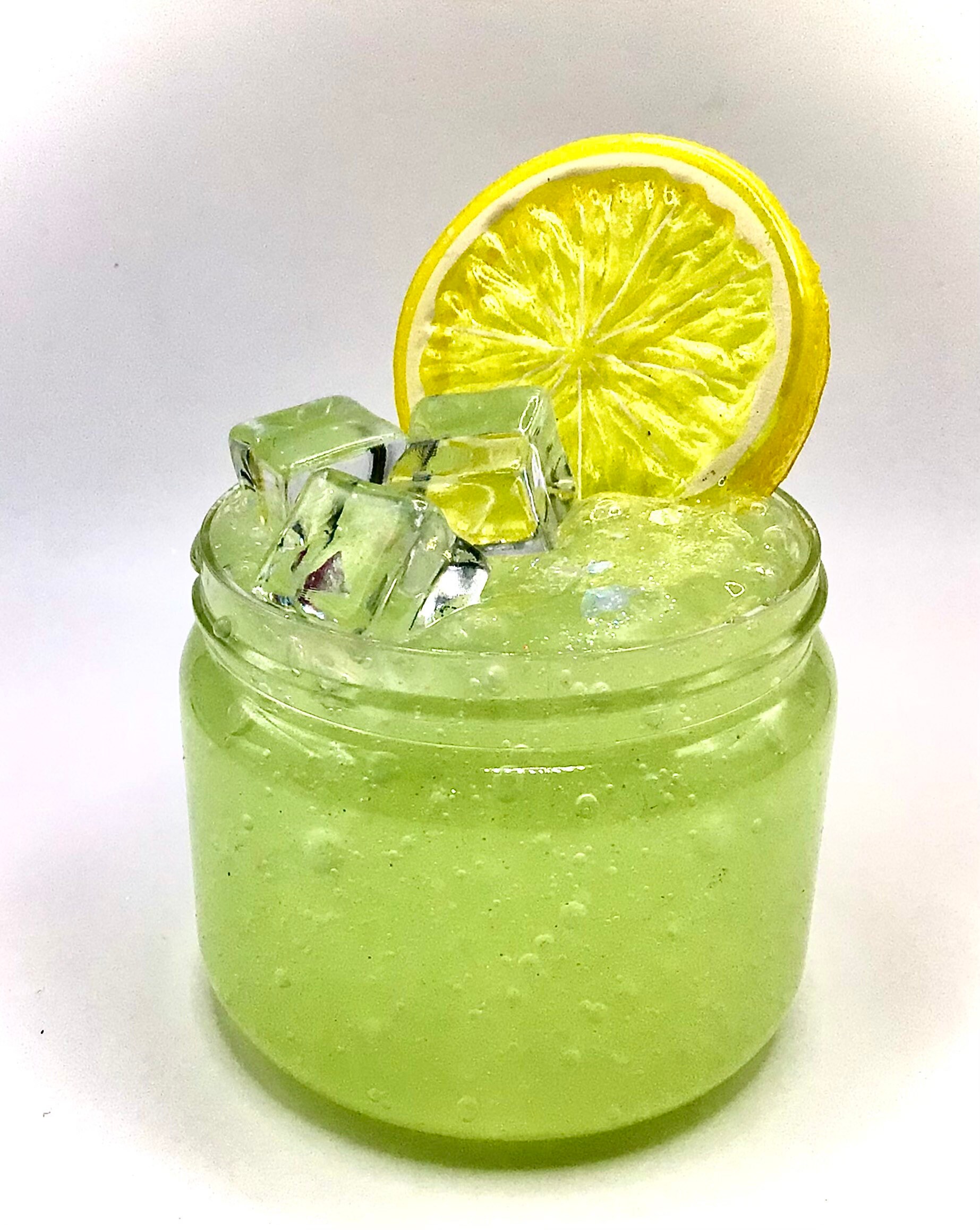 Clear Slime Sparkling Lemon & Lime Zinger Clear Slime Etsy