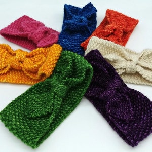 Headband or baby and child headband in pure handmade wool