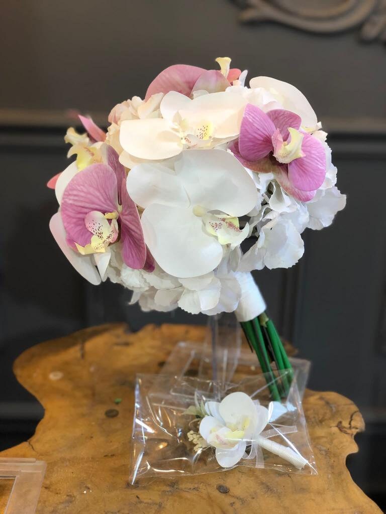 Orchid Wedding Bouquet Orchid Bridal Bouquet Bride Bouquet Etsy