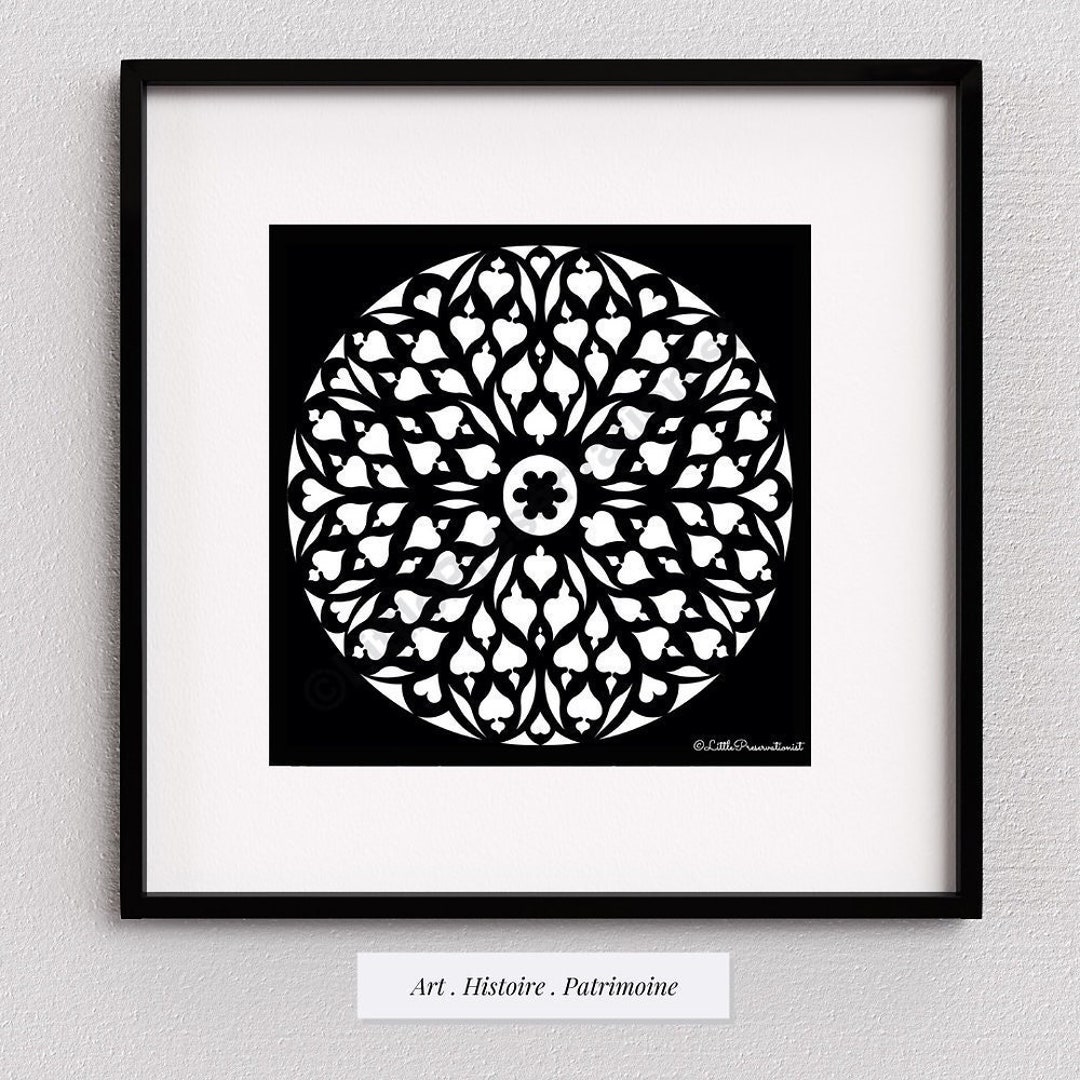 Rosette of the Sainte Chapelle De Paris Etsy