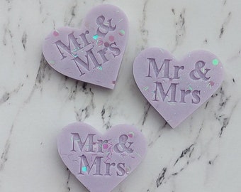 Mr & Mrs Soy Wax Melt Wedding Favours. Gift for guests or for Hen Party vegan friendly idea Thoughtful alternative presents