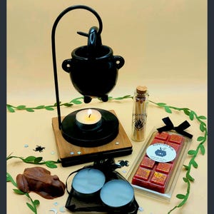 Magischer Kessel aus Wachsbrenner als Geschenk, Zauberer inspirierte Schmelzungen zum Geburtstag, Weihnachtsgeschenk für ihre ihn, Familie, Freunde, Wohnkultur