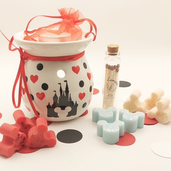 Disney Wax Burner and Melts Gift Box, Ideal gift for Disney fan, Birthday or any occasion Disneyland Disney World gift, Mickey