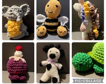 Handmade crochet toys