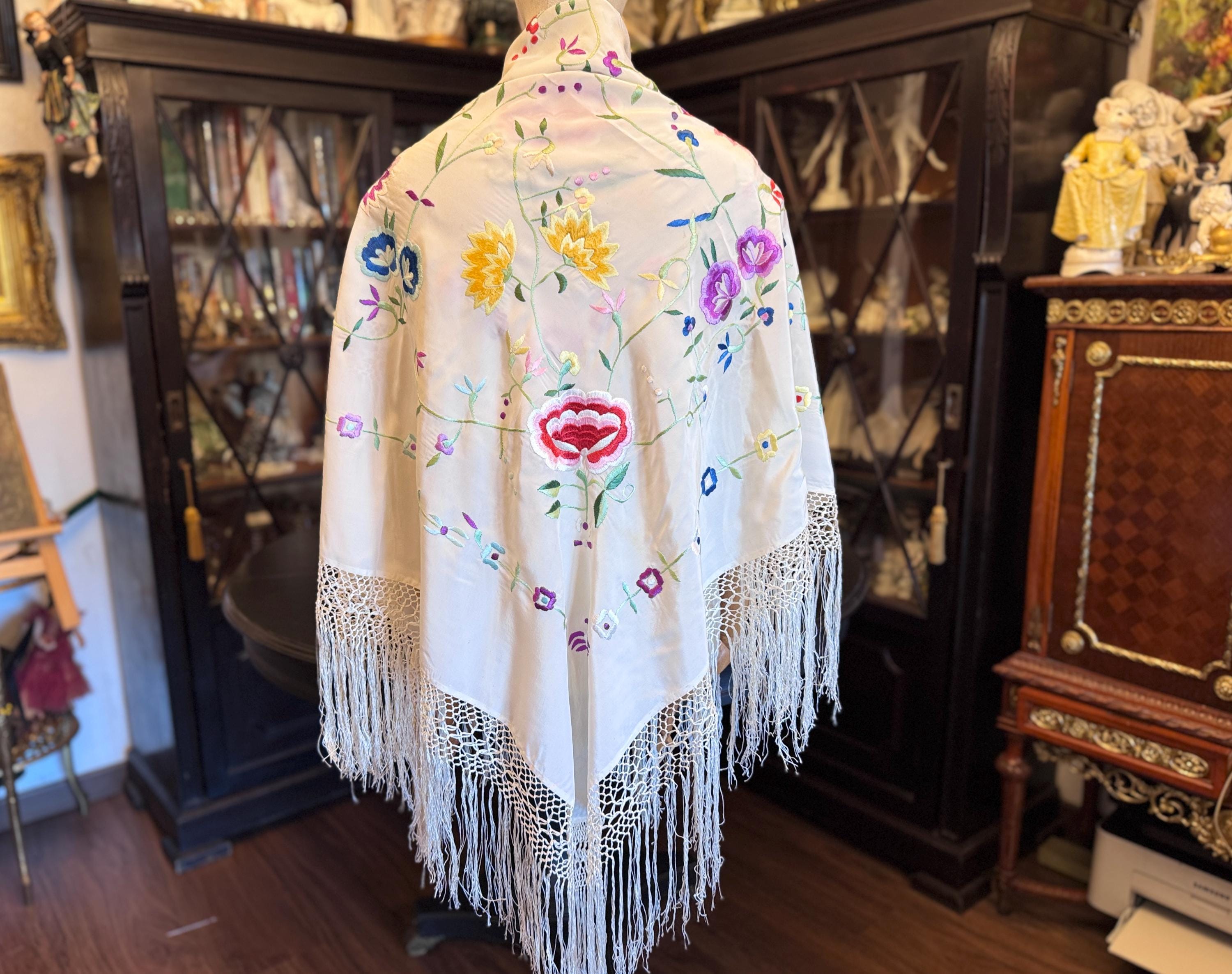 Flamenco manton silk - Etsy 日本