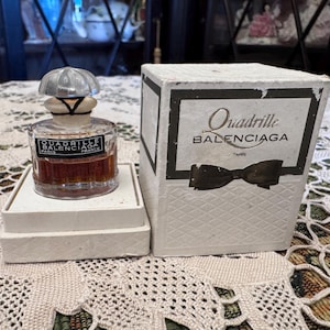 Rare Quadrille Balenciaga  PARFUM.Vintage 60&#39;s , Women&#39;s Fragrance , Gift Idea ,Made in France
