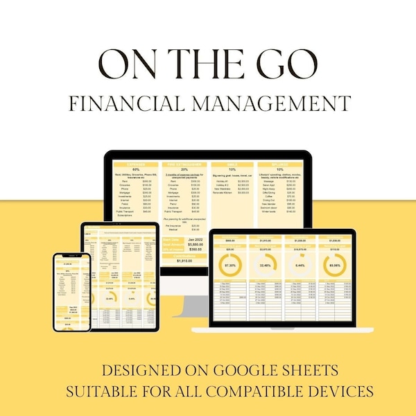 Fortnight Budget Spreadsheet | Barefoot Investor Inspired | Budget Template | Budget Planner and Tracker |Financial Buckets |Sunshine Yellow