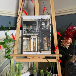 Pintura al óleo del Barrio Francés de Nueva Orleans