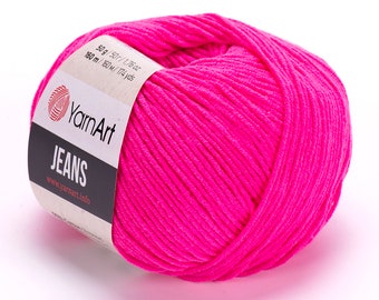 YarnArt Jeans, Amigurumi Yarn, Cotton Yarn, Cotton Thread, Crochet yarn, Granny Square, Crochet Cotton Yarn, Baby Yarn, Blanket Yarn, Punch