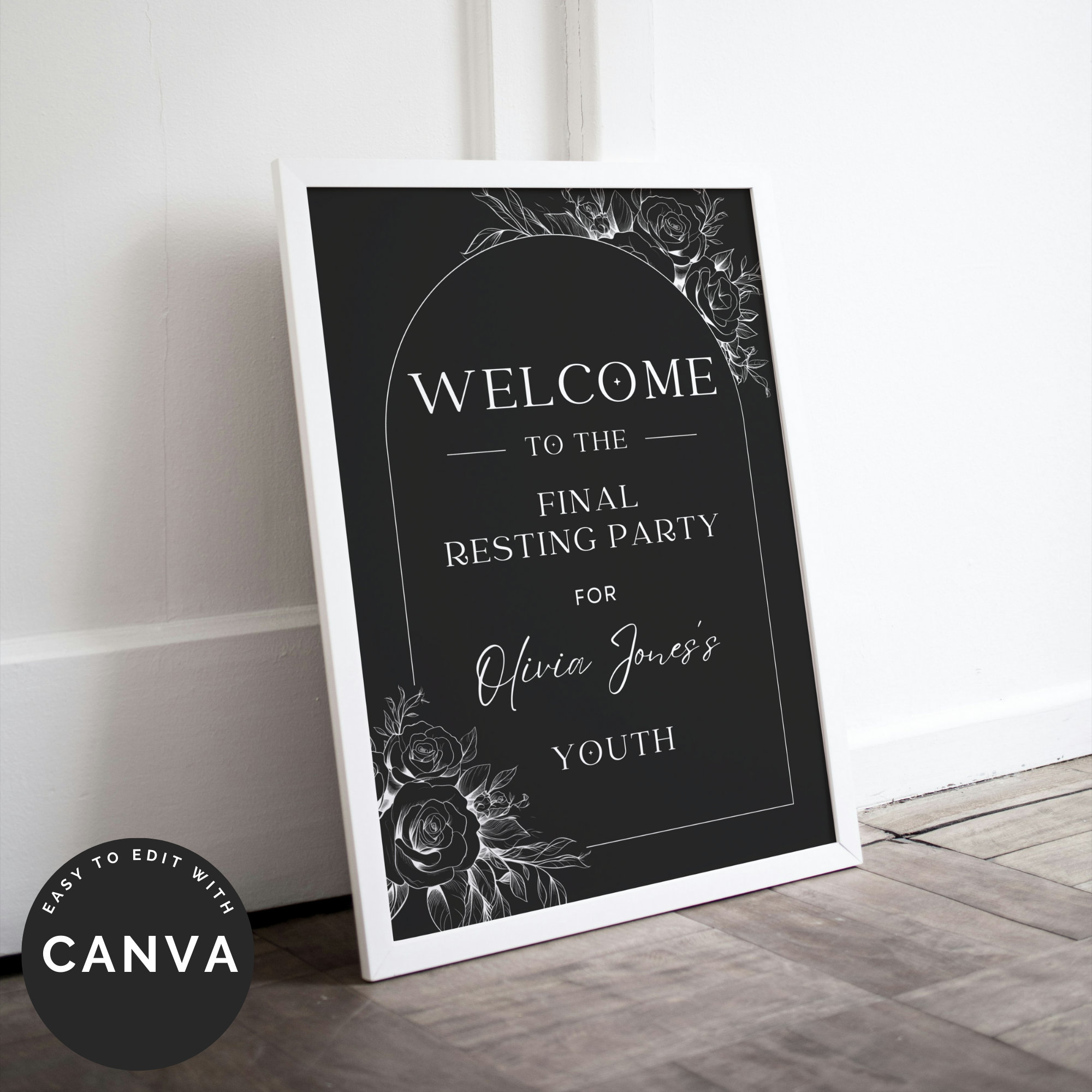 RIP Twenties Welcome Sign - Farewell to Your Youth, Humorous 30th ...