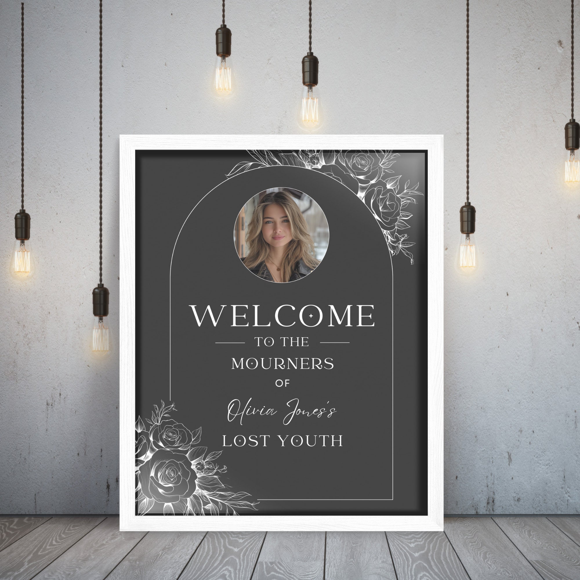 RIP Twenties Welcome Sign - Farewell to Your Youth, Humorous 30th ...