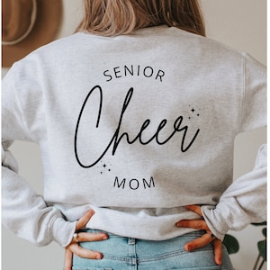 Senior Cheer Mom Svg, Cheerleader Svg,Cheer mom Shirt Svg, Cheer life Svg, Gift for mom Svg, Png Dxf Cricut sublimation Cut files
