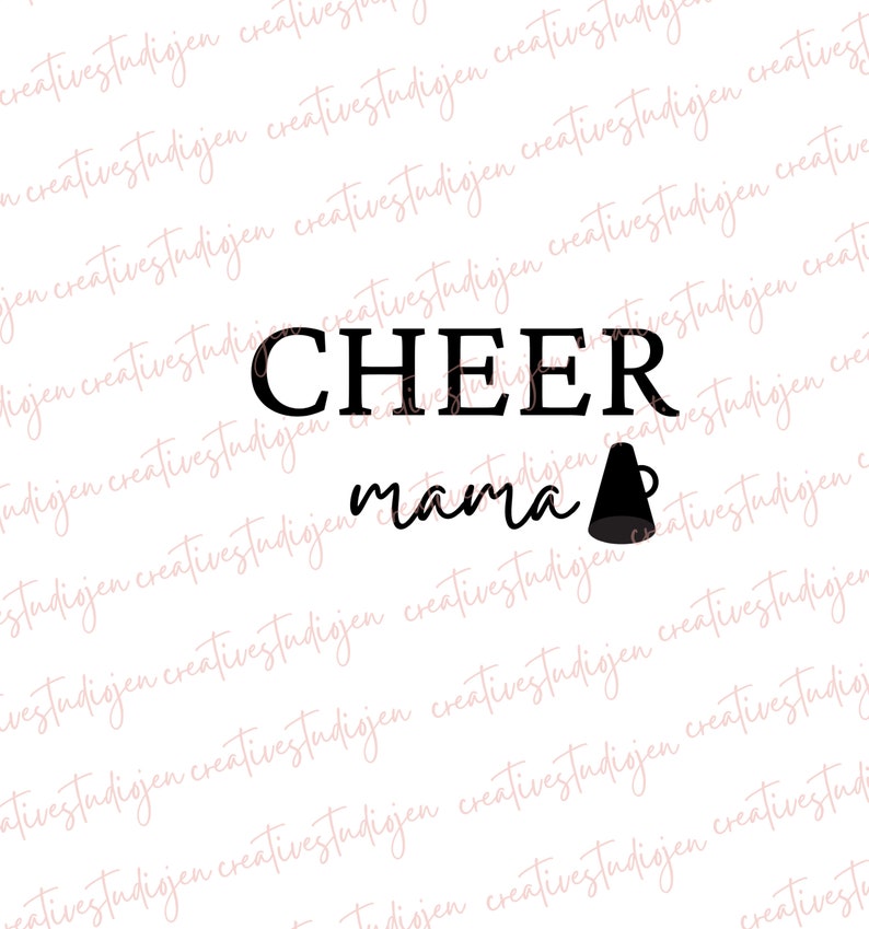 Cheer Mom Svg Cheerleader Svg Team Spirit Svg Cheer Mom Etsy