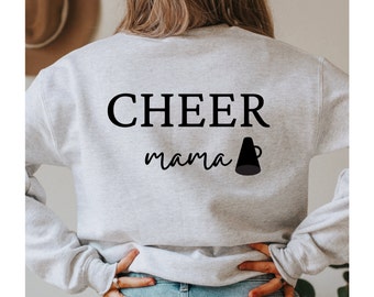 Cheer Mom Svg, Cheerleader Svg, Team Spirit Svg, Cheer mom Shirt Svg, Cheer life Svg, Gift for mom Svg, Png Dxf Cricut sublimation Cut files