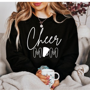 Cheer Mom Svg, Cheerleader Svg, Team Spirit Svg, Cheer mom Shirt Svg, Cheer life Svg, Gift for mom Svg, Png Dxf Cricut sublimation Cut files