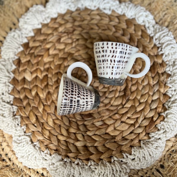 Tasse en coquillage - tasse artisanale - Shell cup - handmade cup - Bali Handicraft