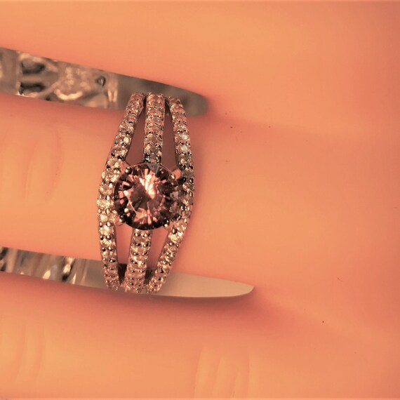 Rare certified ring, special gold setting with 1 … - image 5
