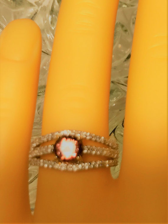Rare certified ring, special gold setting with 1 … - image 7
