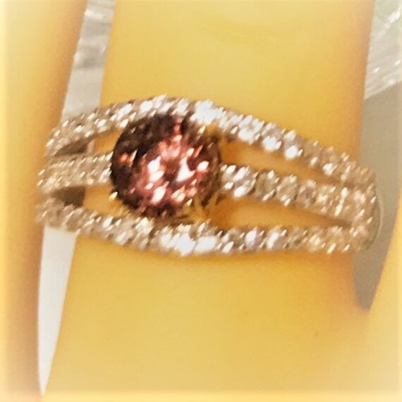 Rare certified ring, special gold setting with 1 … - image 1
